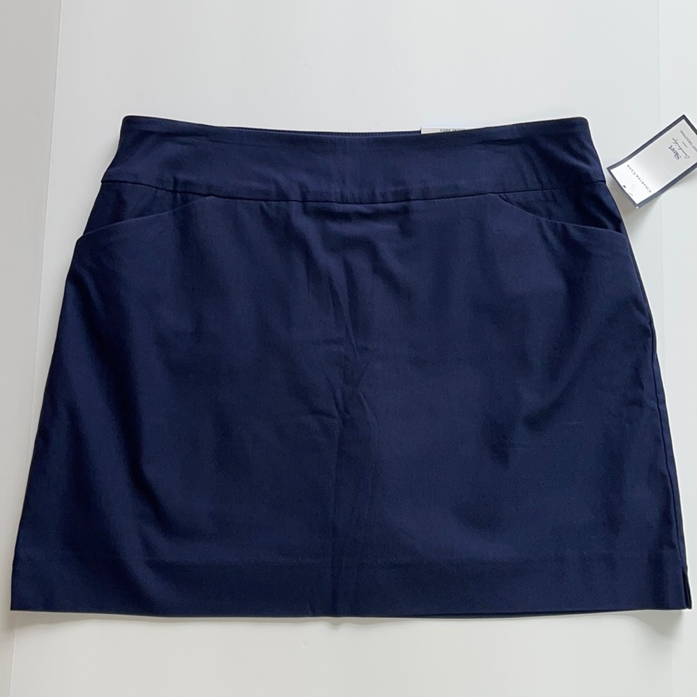 Charter Club Navy Blue Skort NWT SIZE XL Waist Smoothing